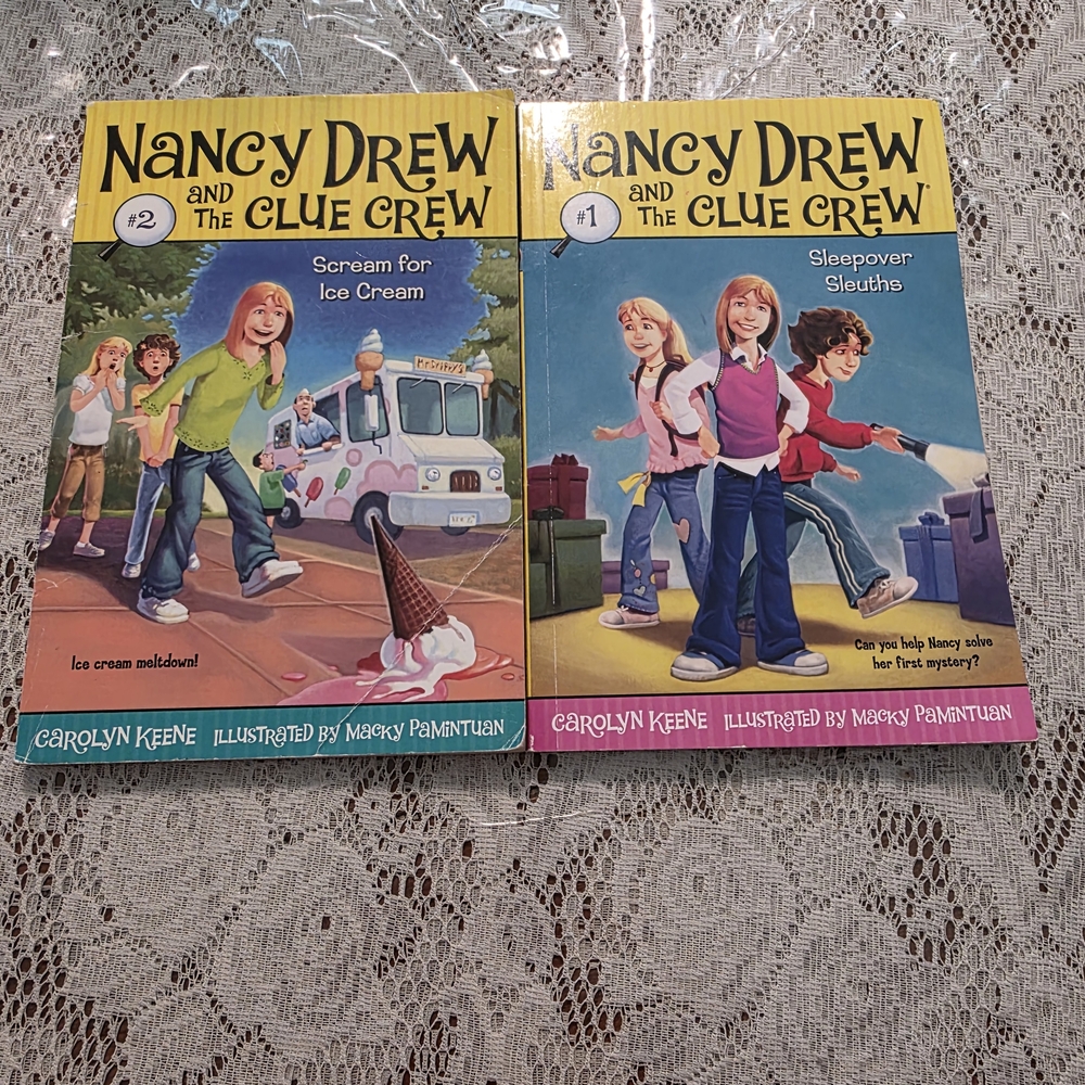 Nancy Drew and the Clue Crew Book Set #1 And # 2